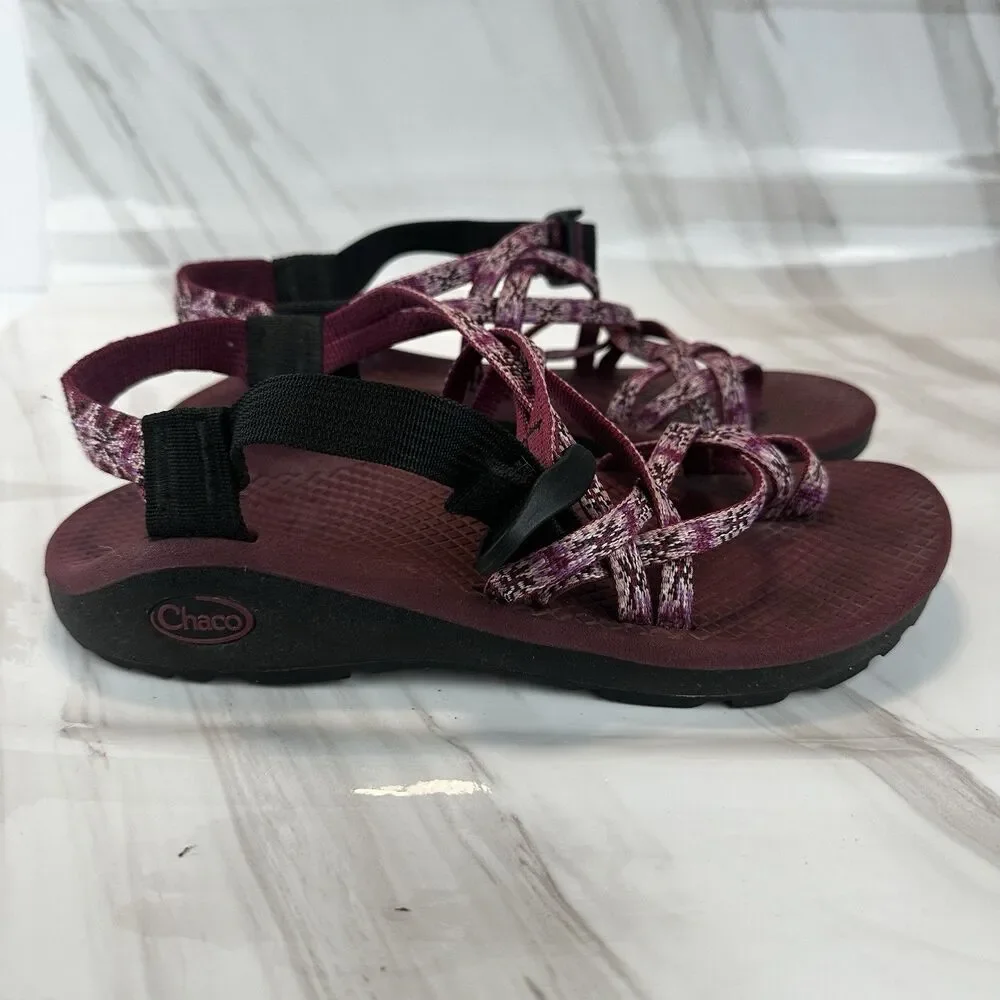 Chaco ZX2 Ecotread Dagger Pink Athletic Strappy Sandal Women's Sz 7